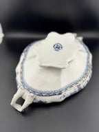 VTG Wedgewood Flow Blue Tureen - Image 7