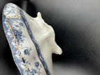 VTG Wedgewood Flow Blue Tureen - Image 9