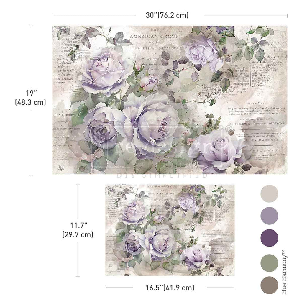 Double Delight Decoupage Fiber Paper Set – Soft Veil - Image 1