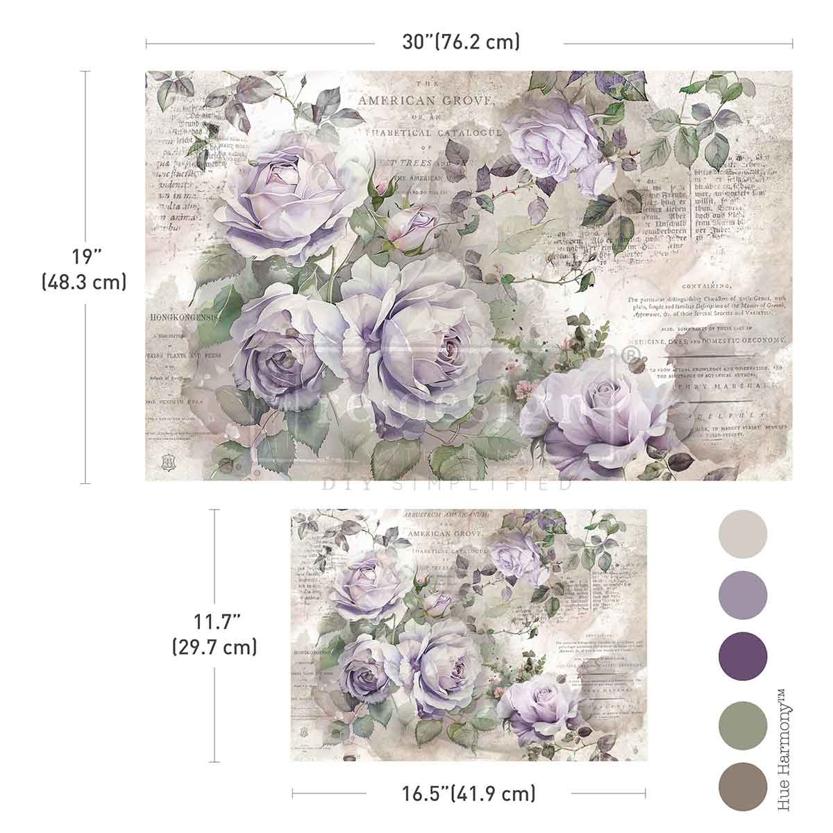 Double Delight Decoupage Fiber Paper Set – Soft Veil - Image 1