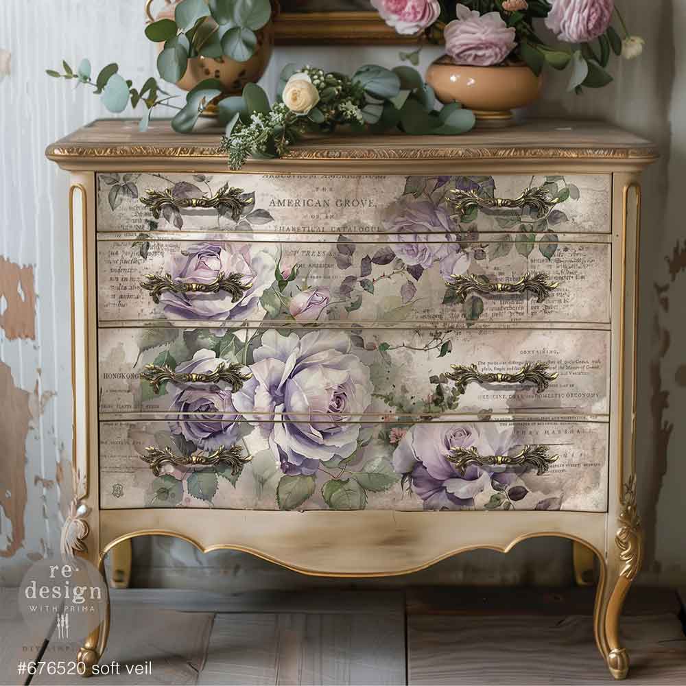 Double Delight Decoupage Fiber Paper Set – Soft Veil - Image 2