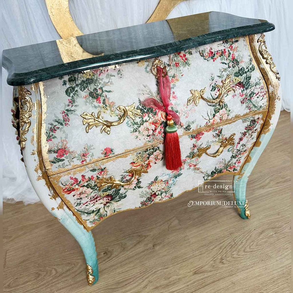 Double Delight Decoupage Fiber Paper Set - Jardin Fleuri - Image 2