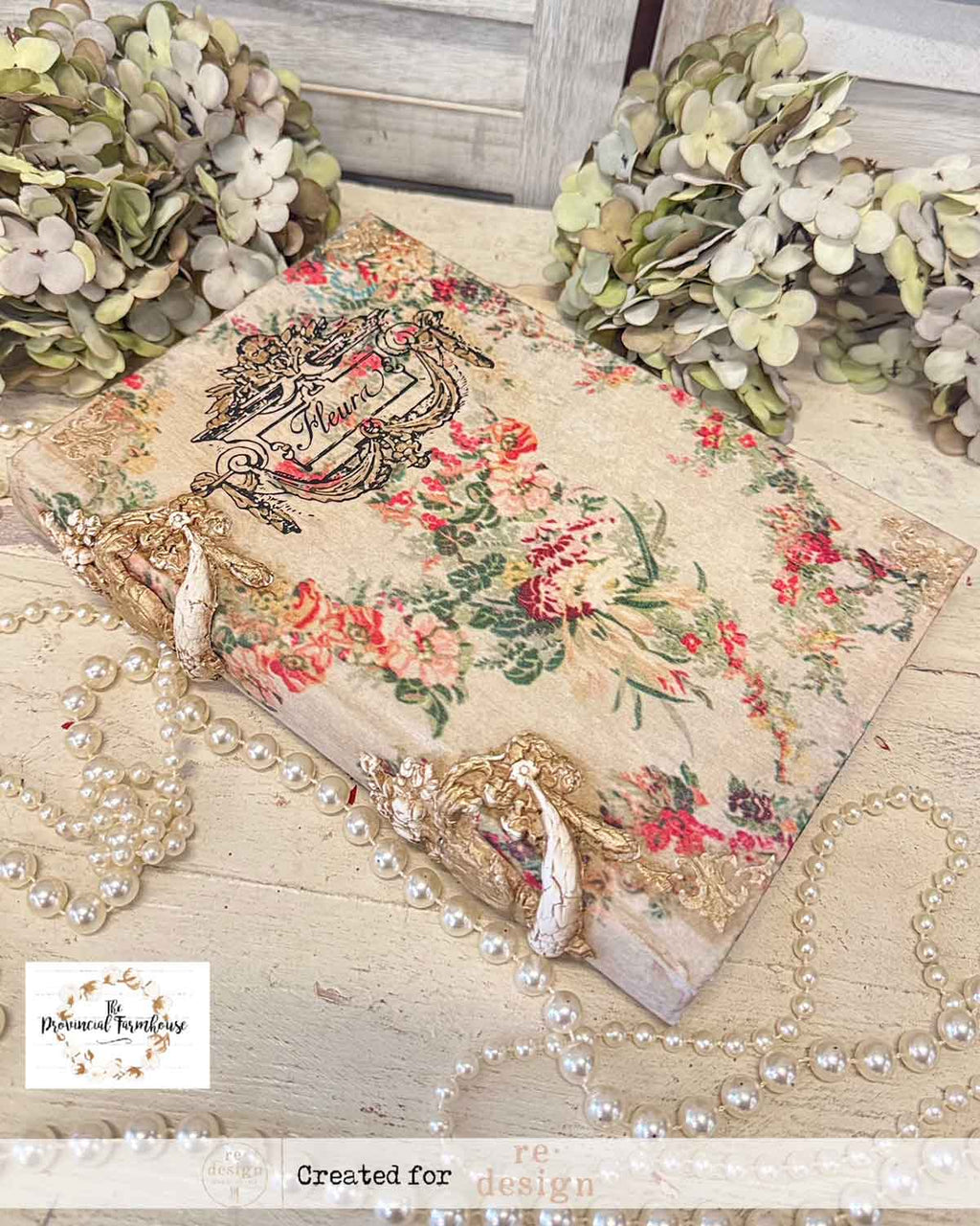Double Delight Decoupage Fiber Paper Set - Jardin Fleuri - Image 4