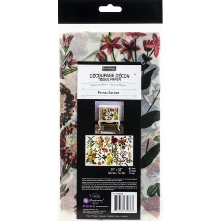 Decoupage Decor Tissue Paper 19 X30 -Forest Garden - Image 2