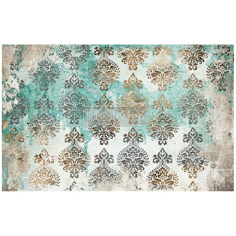 Decoupage Decor Tissue Paper 19 X30 -Cobalt Flourish - Image 5