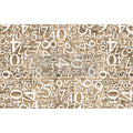 Decoupage Decor Tissue Paper – Engraved Numbers – 1 sheet, 19″x30″ - Image 1