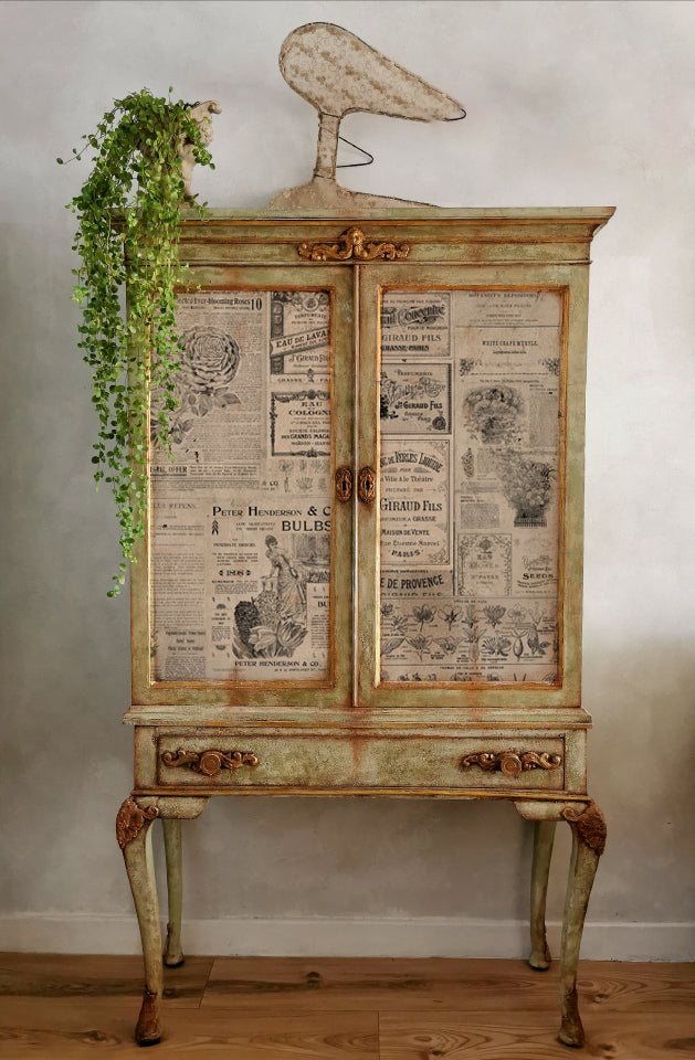Decoupage Decor Tissue Paper – Newsprint - Image 2