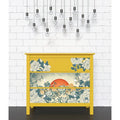 Decoupage Decor Tissue Paper 19 X30 -Skull Chinoiserie - Image 1