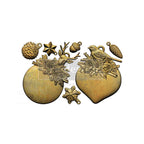 Decor Moulds® - Evergreen Antler Emblem - Image 1
