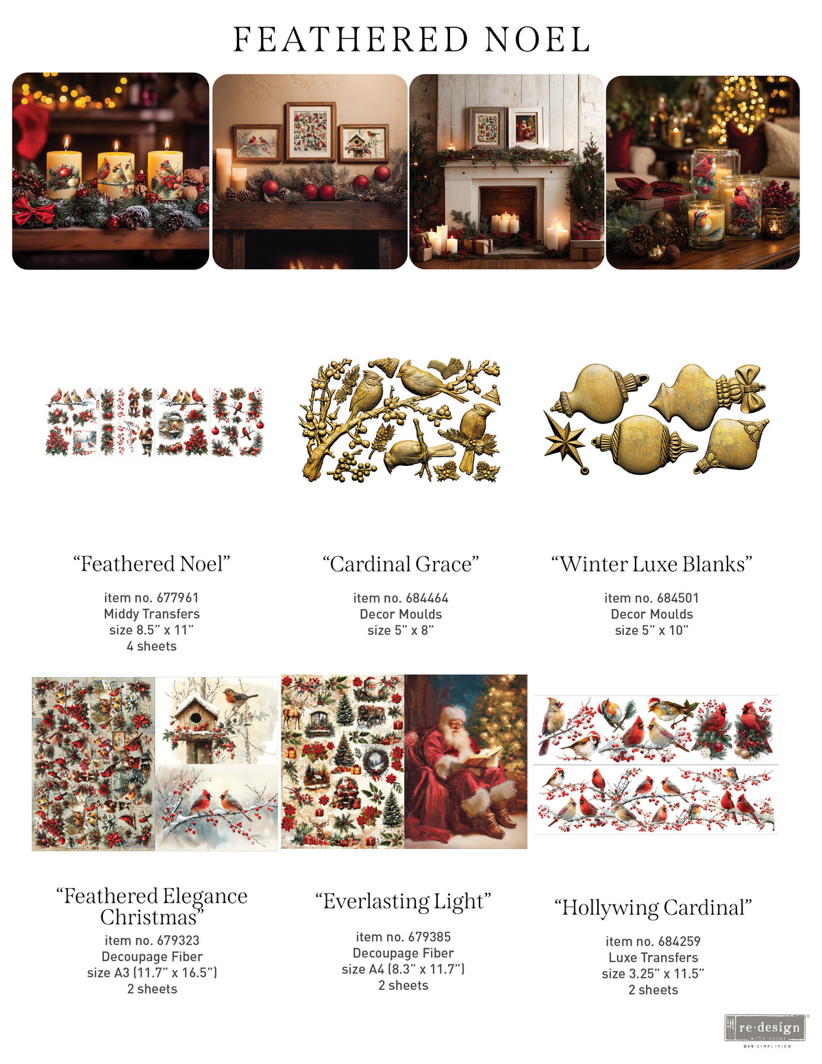 Middy Plus Transfers® - Feathered Noel - Image 3