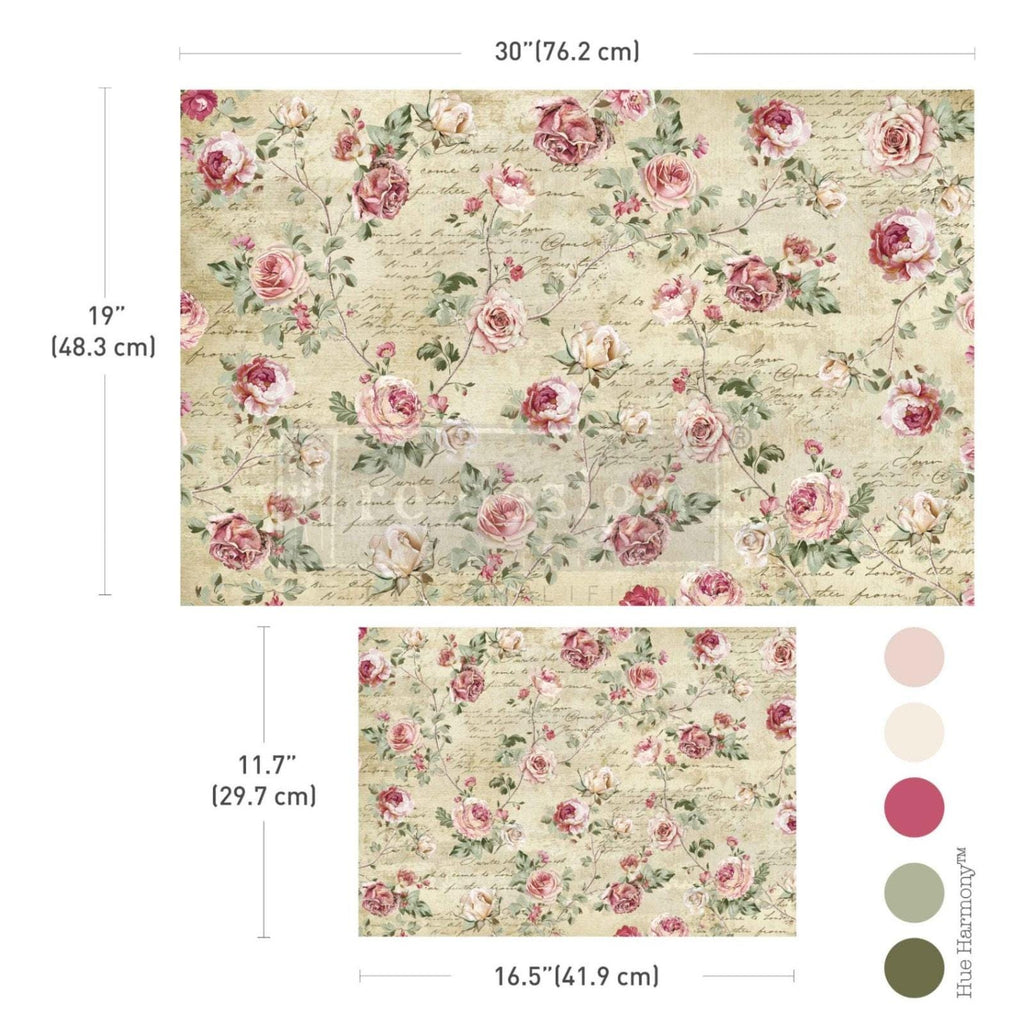 Double Delight Decoupage Fiber Paper Set - Timeless Charm - Image 1