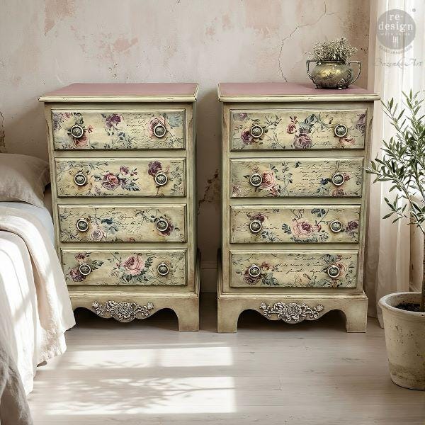 Double Delight Decoupage Fiber Paper Set - Timeless Charm - Image 3