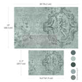 Double Delight Decoupage Fiber Paper Set - Jardin Des CheRubins - Image 1