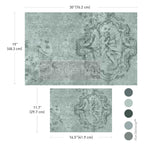Double Delight Decoupage Fiber Paper Set - Jardin Des CheRubins - Image 1