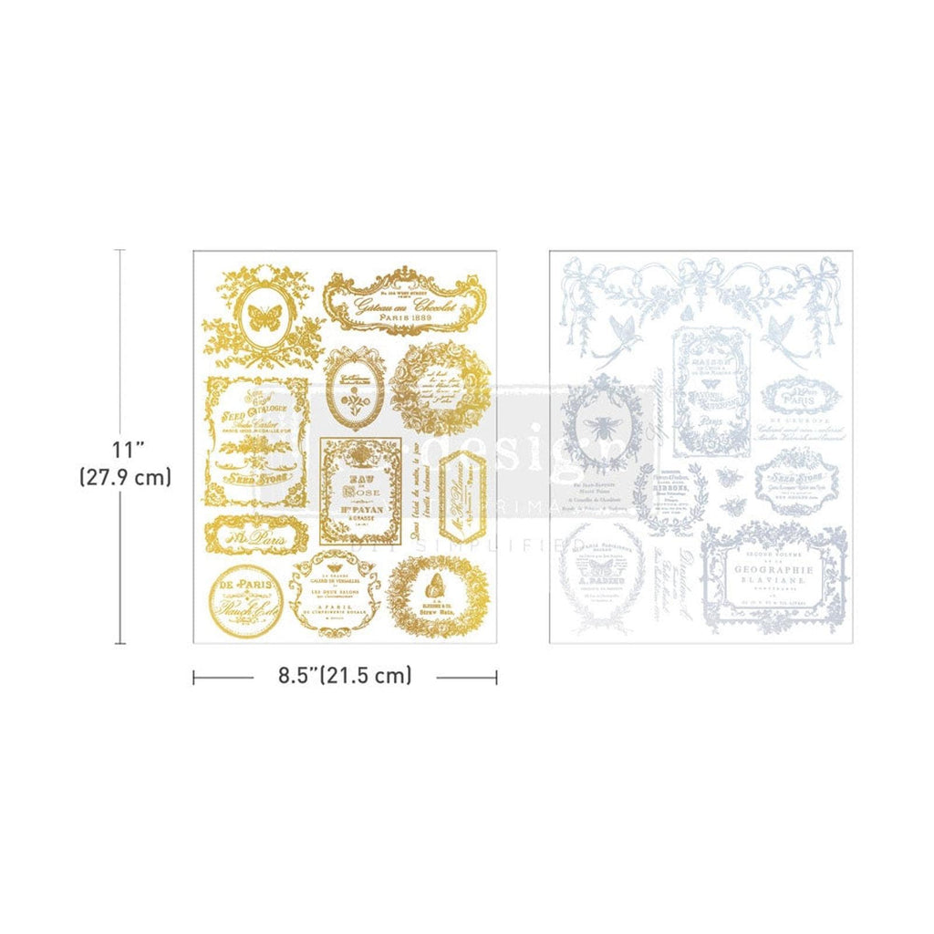 H2O Transfers Gold/Silver - EClat Du Matin - Image 1