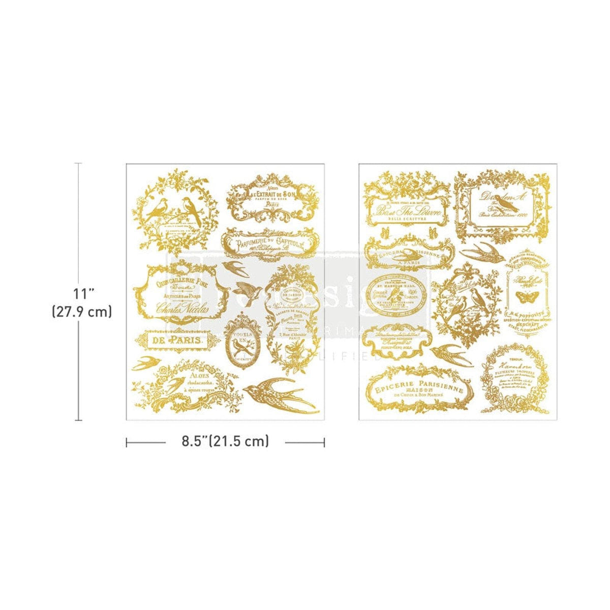 H2O Transfers Gold - Chant Du Matin - Image 1