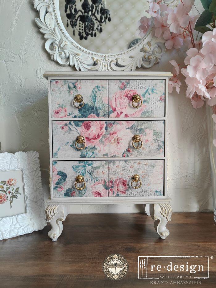 Double Delight Decoupage Fiber Paper Set - Pink Blossom Bliss - Image 2