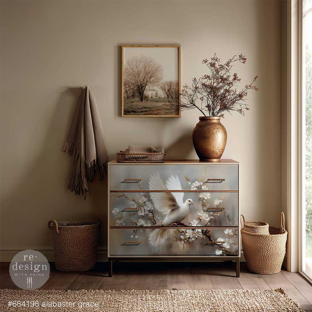 A1 Decoupage Fiber Kacha - Alabaster Grace - Image 4