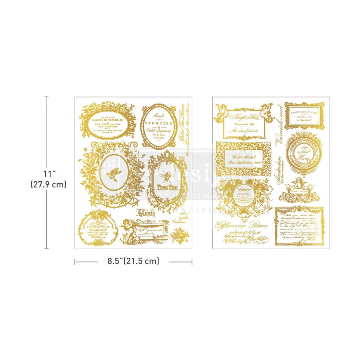 H2O Transfers Gold - Fleur De Minuit - Image 1