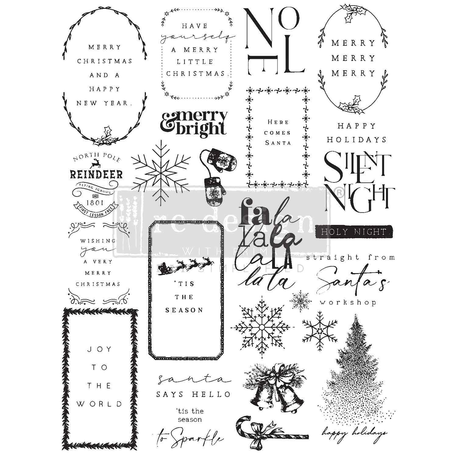 Here Comes Santa Stamps - Image 9