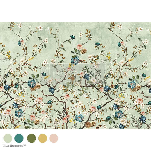 A1 Decoupage Fiber – Blossom Perch - Image 1