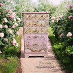 Double Delight Decoupage Fiber Paper Set – Blushing Bloom - Image 2