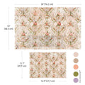 Double Delight Decoupage Fiber Paper Set – Blushing Bloom - Image 1