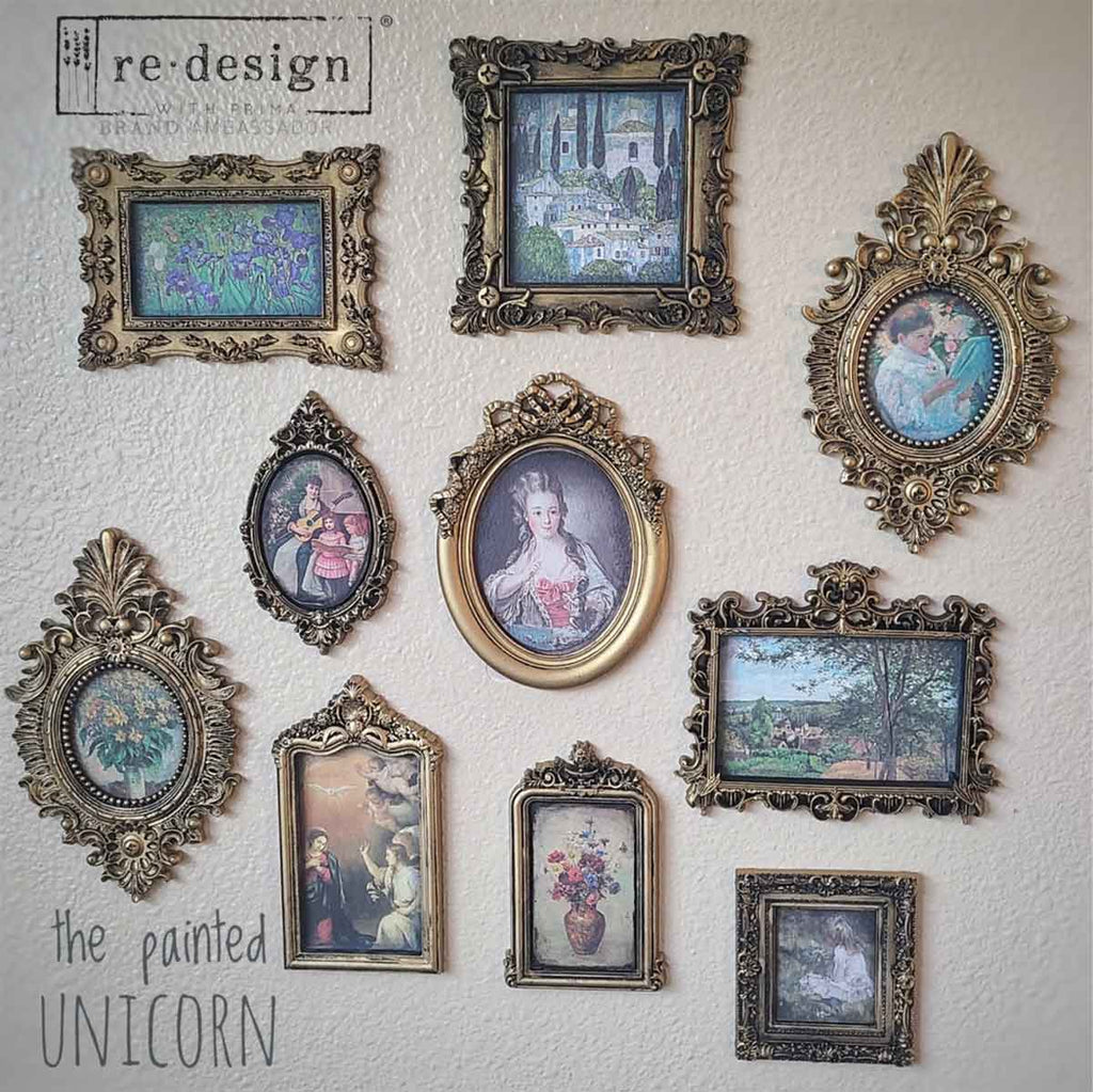 re·design with prima Vintage Style Christmas Postcards Set of 9 - Image 6