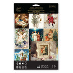 re·design with prima Vintage Style Christmas Postcards Set of 9 - Image 7