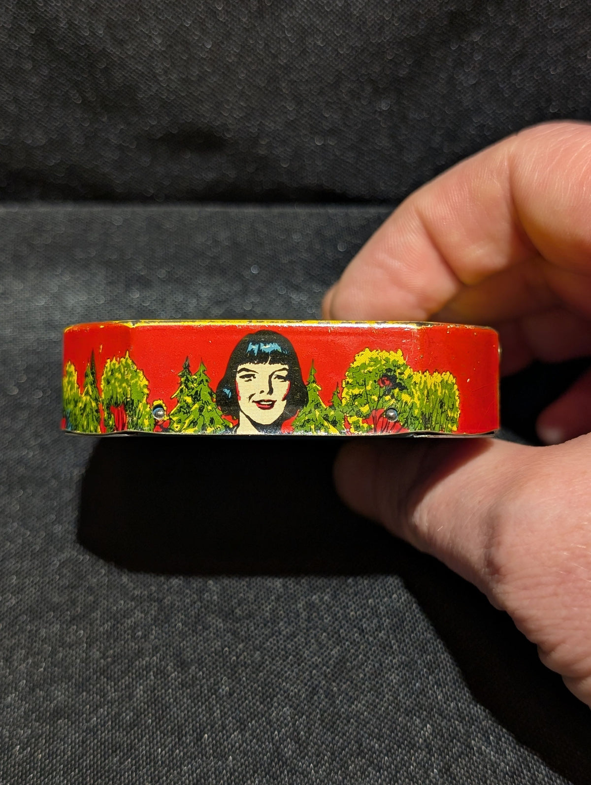 King Features Syndicate 1954 Vintage Tin Coin Bank Colorful Lithograph - Image 3