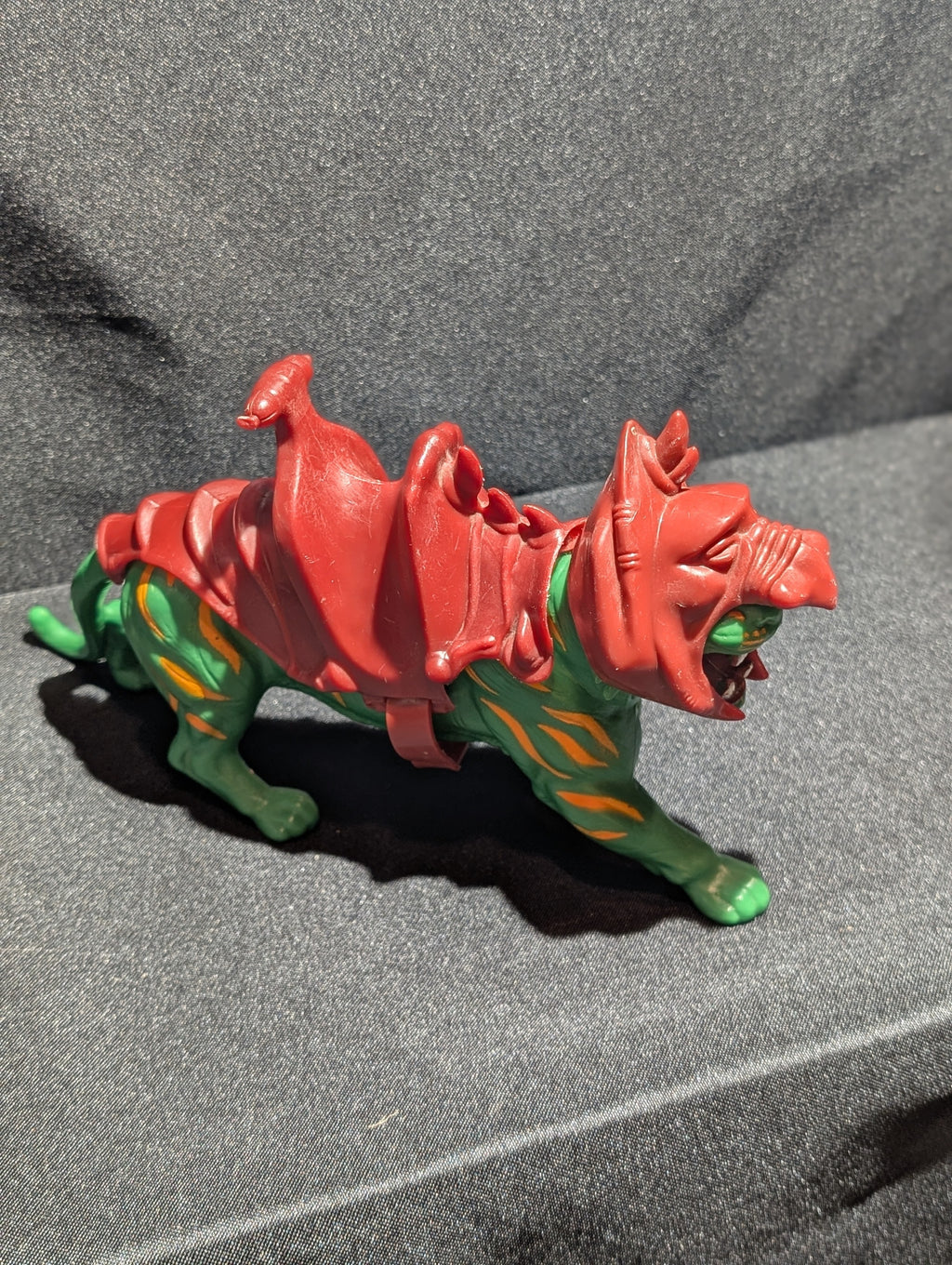 Mattel Battle Cat Action Figure Green Plastic Vintage Toy - Image 1