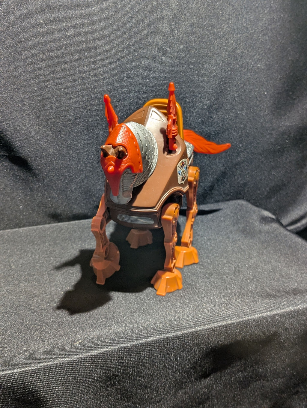 Mattel Battle Cat 1983 Action Figure Brown Plastic Toy Horse - Image 6