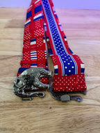 VTG Woven Ribbon Republican Elephant Belt - Image 3