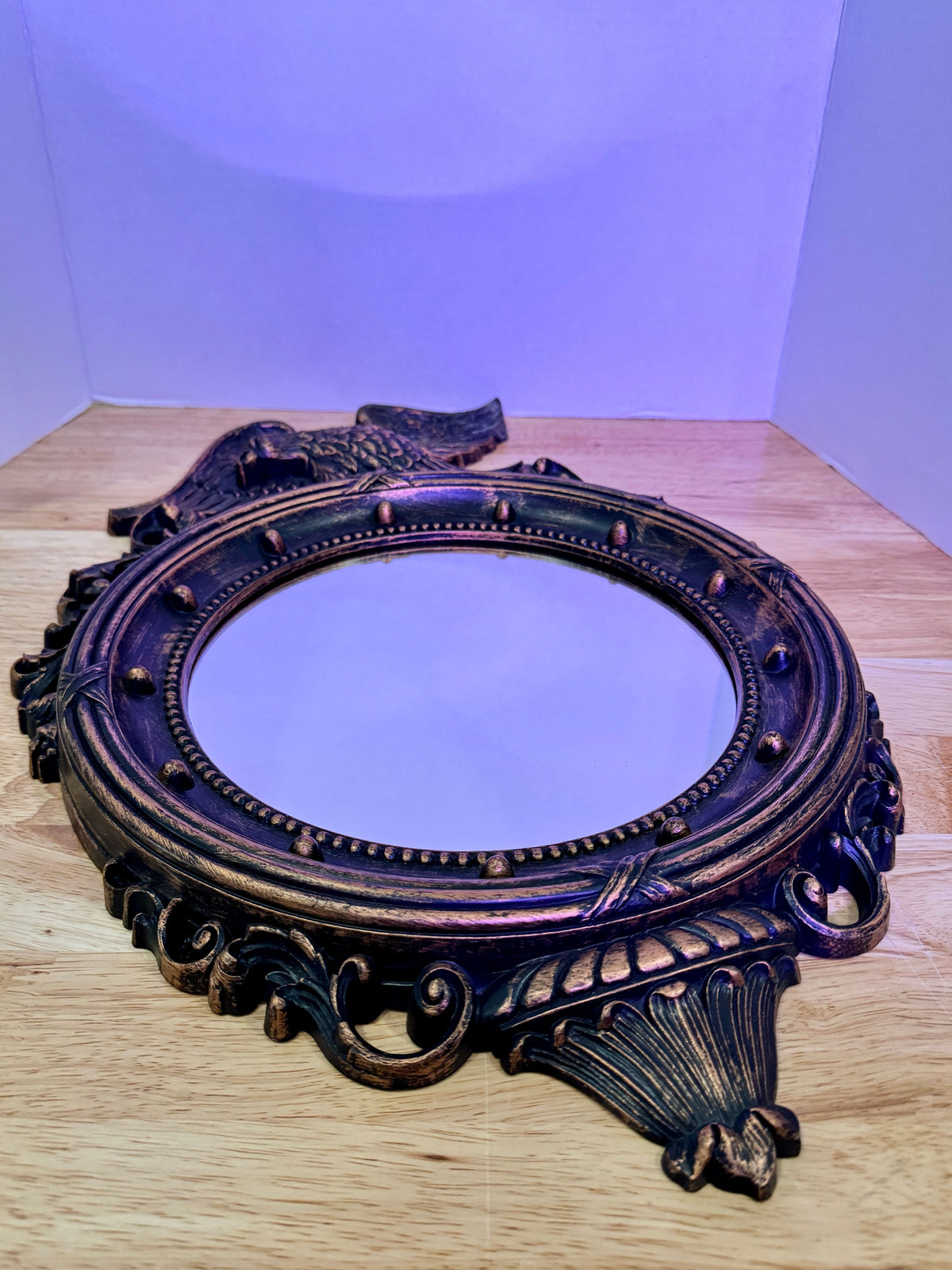Federal Eagle Porthole Mirror Copyright MCMLIX Dart Ind. Coppercraft Guild 4007 - Image 2