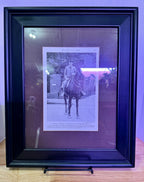 Framed Print "Calvin Coolidge on 'General' a Standard-Bred Mount" - Image 1