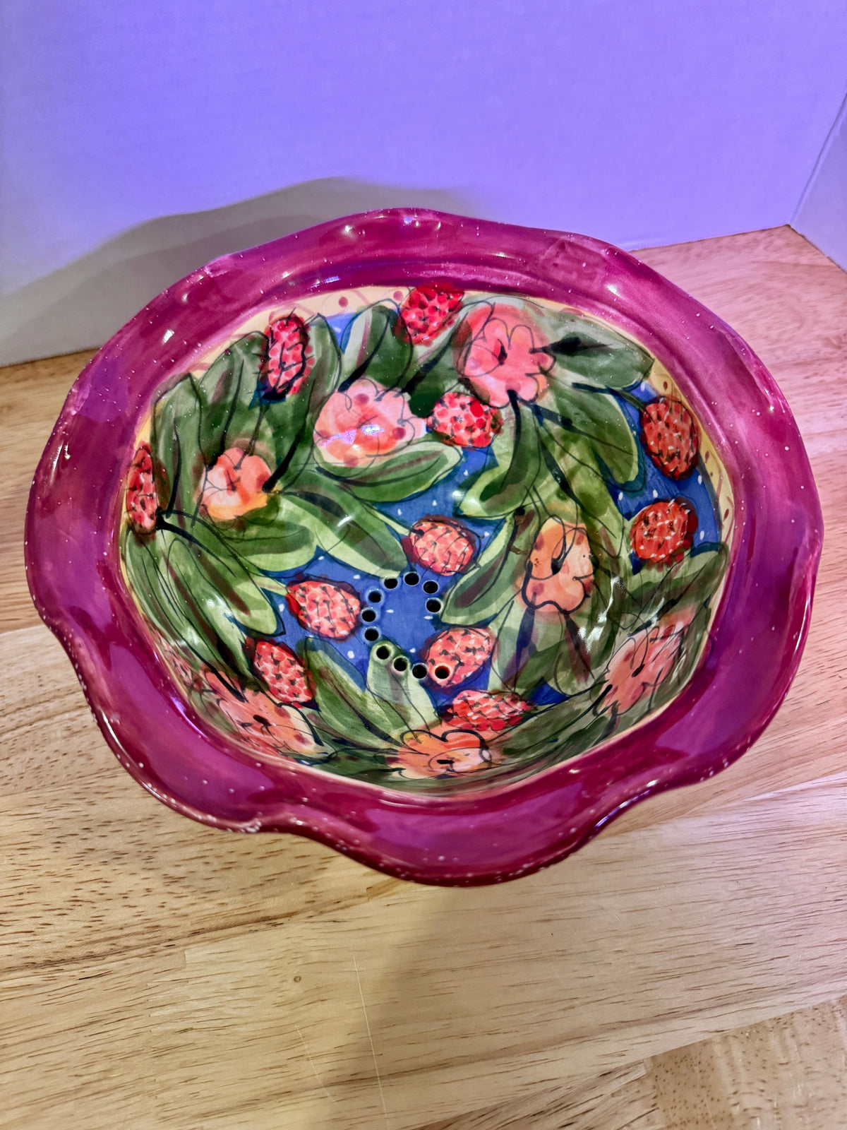 Ceramic Berry Bowl - Image 6