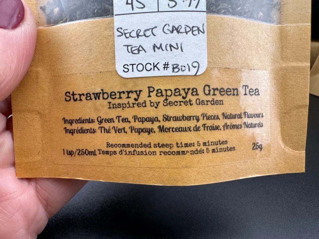Secret Garden Strawberry Papaya Green Tea