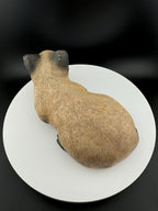 Vintage 1982 Sandcast Siamese Cat Figurine