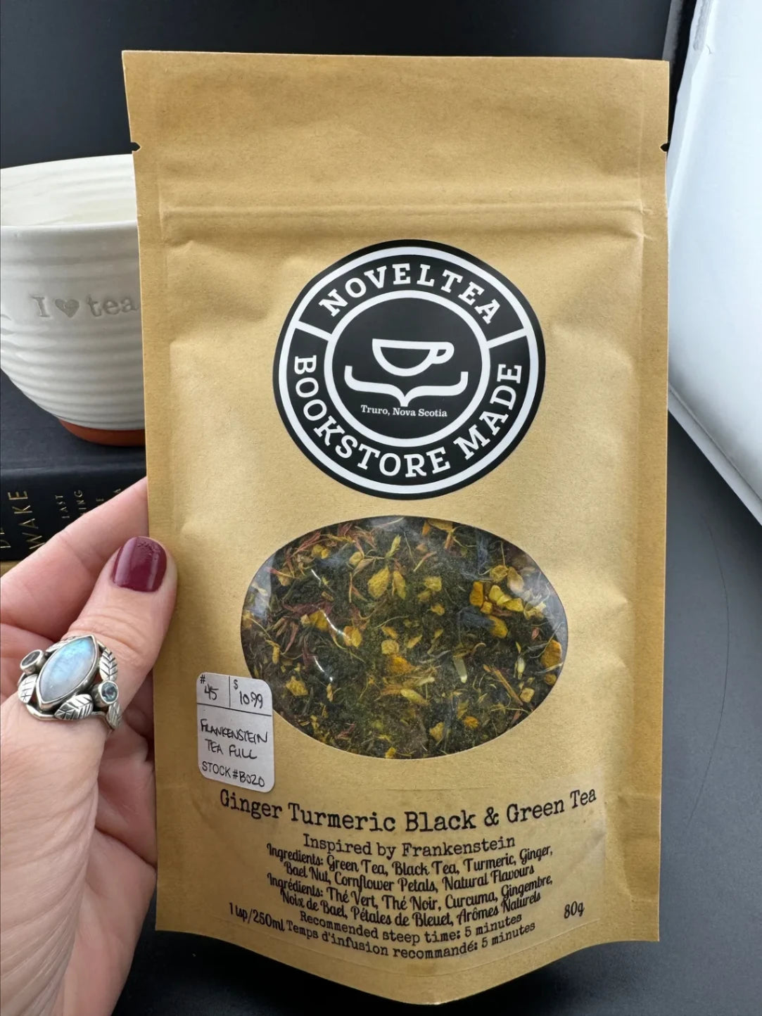 Frankenstein Ginger Tumeric Black  Green Tea