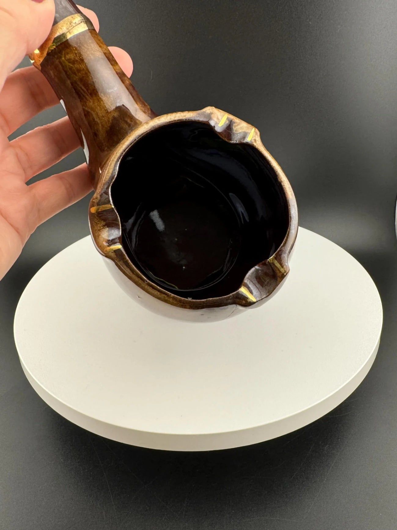 Vintage Napcoware Ceramic Pipe Ashtray