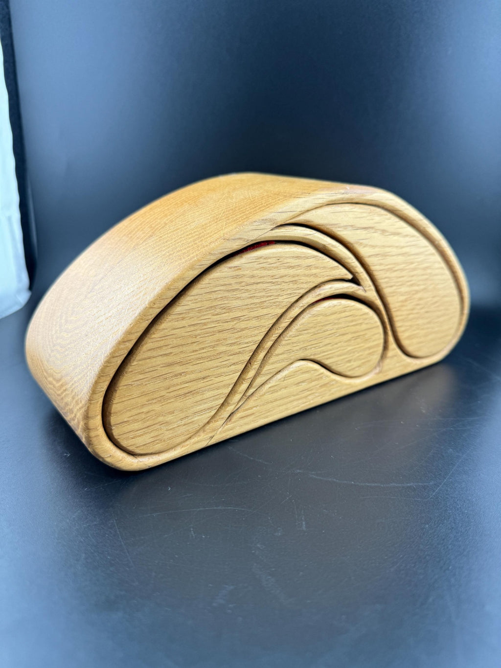 Vintage Wood Bandsaw Jewelry Box