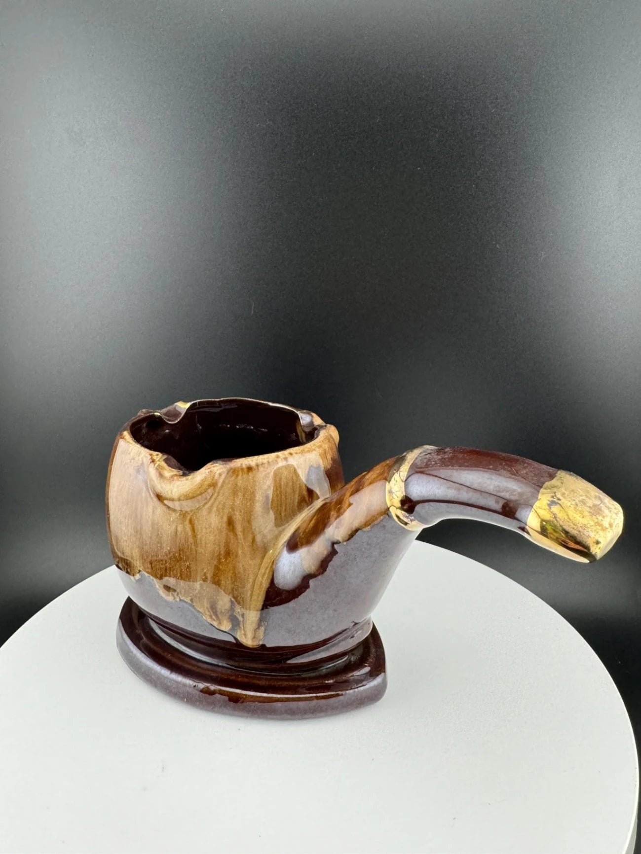 Vintage Napcoware Ceramic Pipe Ashtray