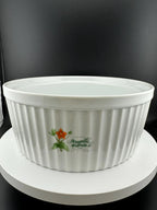 Vintage Anchor Hocking Floret Souffle Dish