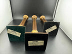 Set of Three Century Two-Tone Brass Taper Candlesticks