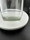 Vintage Grape Pattern Clear Glass Decanter Bottle with Stopper Empty Bottle