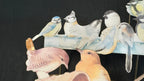 Metal 6 Candle Stand with Bird Motif by Marjolin Bastin