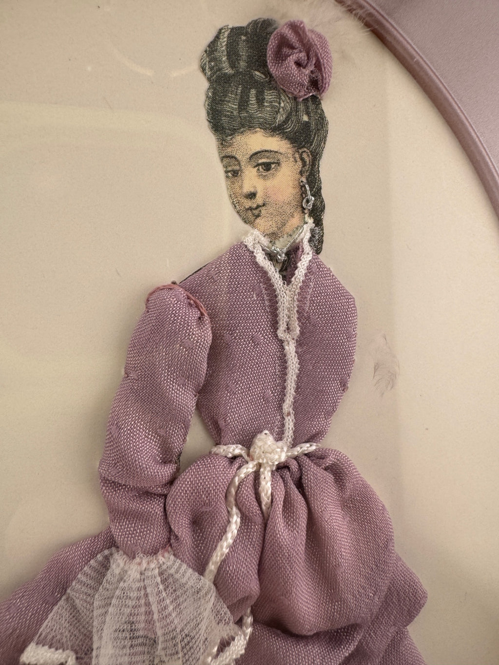 Victorian Woman Diorama - Lavender