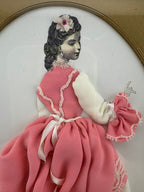 Victorian Woman Diorama - Pink