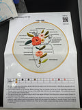 New Woman Outline with Floral Pattern Embroidery Kit - H414