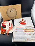 New Redhead in a Red Dress Embroidery Kit